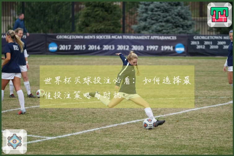 世界杯买球投注必看：如何选择最佳投注策略与时机